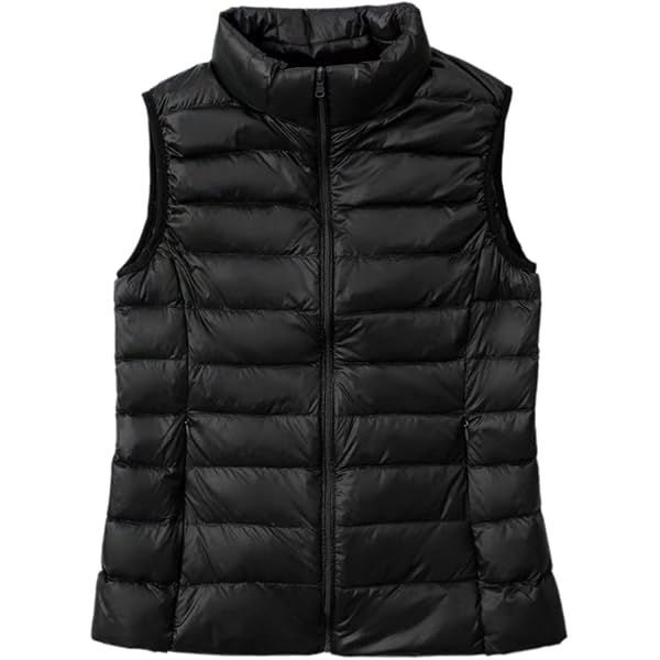 Women Lightweight Down Puffer Vest Sleeveless Down Jacket